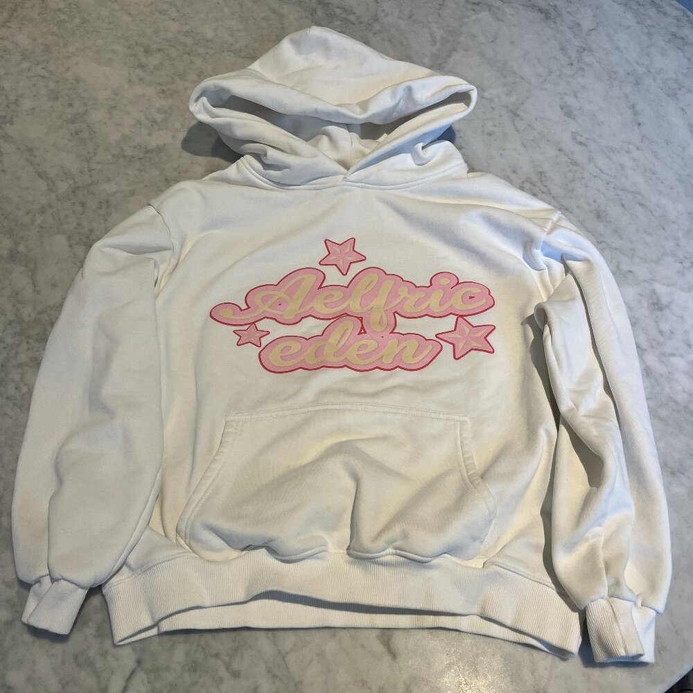 Aelfric Eden Oversized White Hoodie